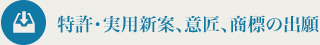 特許・実用新案、意匠、商標の出願